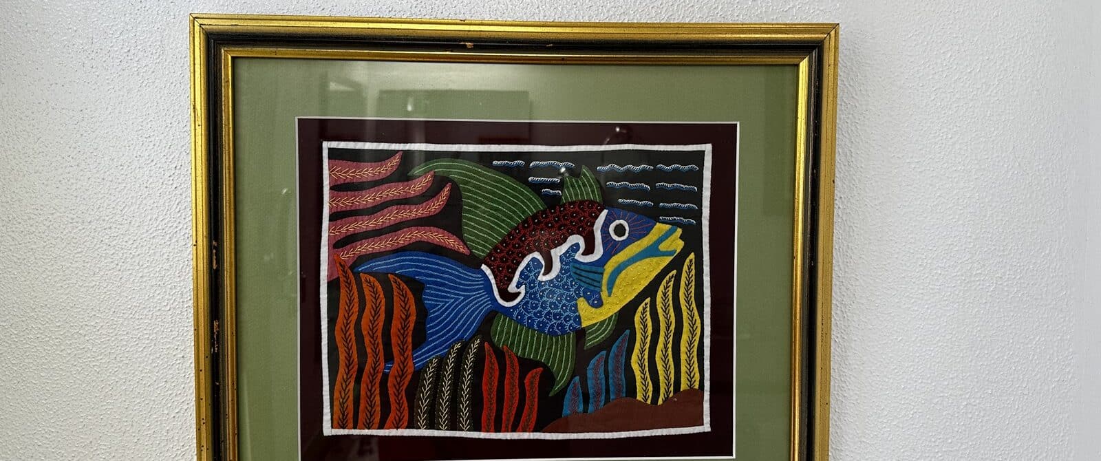 Mola art of a fish