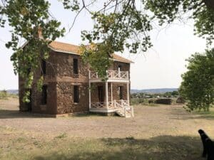 Historic building in the fort davis historic national park